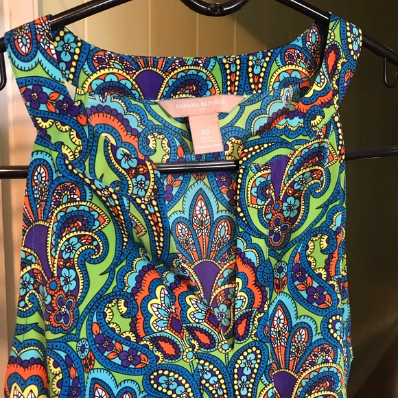 Banana Republic multicolored tank top - Picture 7 of 8